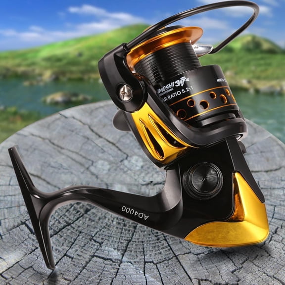 BETT Fishing Reel Freshwater Saltwater Left Right Interchangeable Collapsible Handle Spinning Fishing Reel