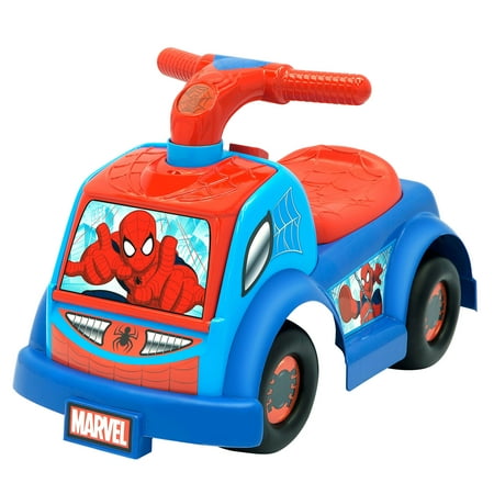Marvel Spiderman Adventures Web-Slinger Preschool Ride-On - Walmart.com
