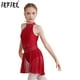 thumbnail image 2 of Vestido lírico de Ballet brillante con diamantes de imitación para niñas, disfraz de patinaje artístico y gimnasia, vestido con tutú de bailarina con dobladillo Irregular, Ropa de baile, 2 of 5