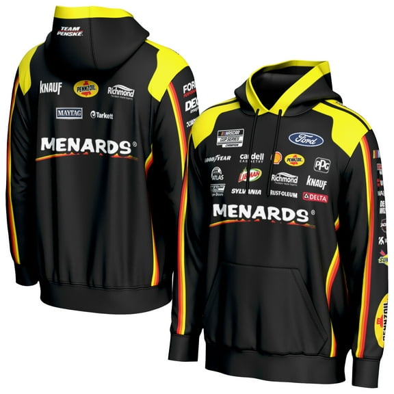 Men's ProSphere  Black Ryan Blaney All Over Print Hoodie