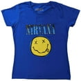 thumbnail image 1 of T-Shirt Unisexe Nirvana Visage Heureux Xerox, 1 of 1