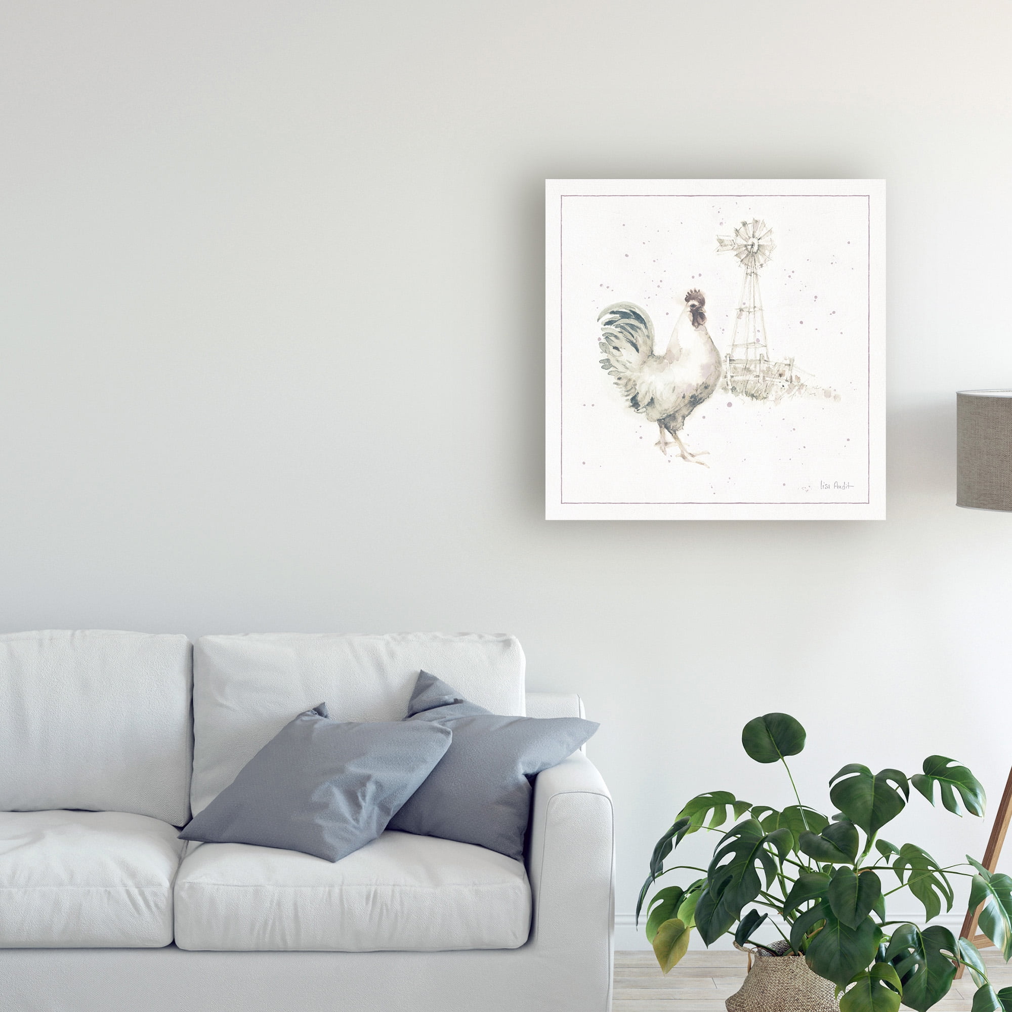 Trademark Fine Art 'Farm Friends XI Neutral' Canvas Art by Lisa Audit