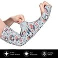 thumbnail image 3 of Haiem I Love USA UV Protection Cooling Arm Sleeves for Men and Women UPF 50 Sun Sleeve, 3 of 8