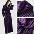 thumbnail image 5 of Dyfzdhu Nightgowns for Women Fleece Robe Soft Plush Bathrobe Fluffy Cute Long Coat Nightgown Nightdress, 5 of 5