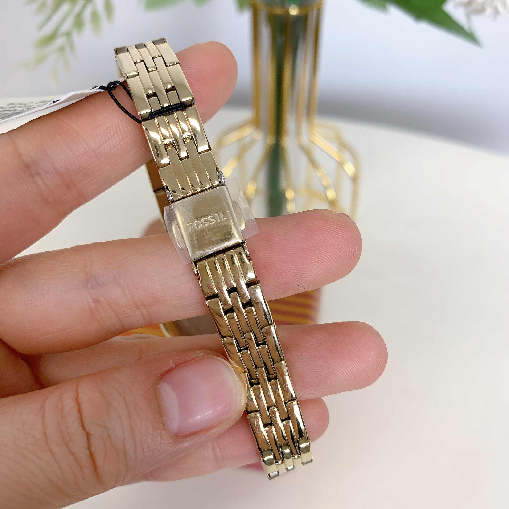 Fossil Tillie Two-Tone Bracelet Strap Watch, 36mm - New In Box - Reemoly Price: 4,700 free shipping Fossil #bq3496 Tillie Three-Hand  main image 3