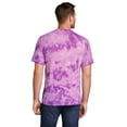 thumbnail image 2 of Port & Co Adult Male Men Dye Short Sleeves T-Shirt Purple X-Large, 2 of 4