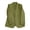 Mint Green, variant on Womens Casual Blazer Open Front Long Sleeve Turndown Collar Solid Button Work Office Blazer Tops