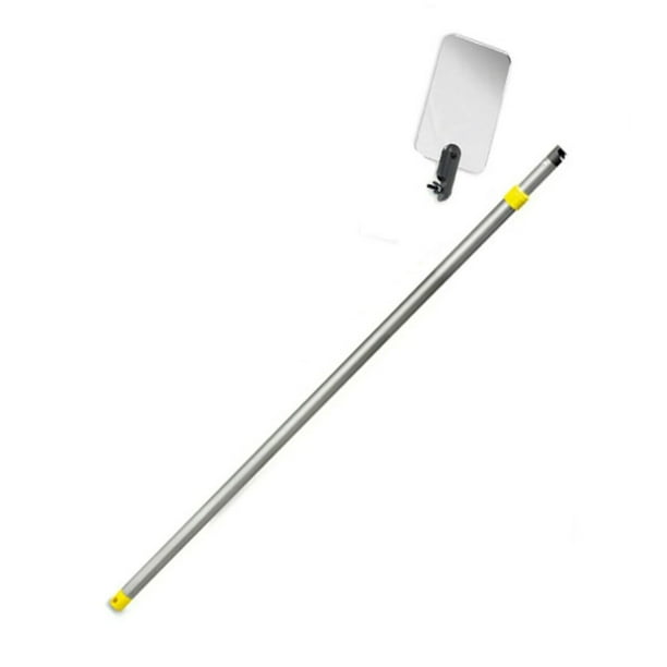 Extend A Vue Inspection Mirror Telescoping Pole, Lightweight & Durable, 2 ft 4 ft Pole, 6 x 6