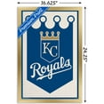 thumbnail image 3 of MLB Kansas City Royals - Logo 15 Wall Poster, 14.725" x 22.375", Framed, 3 of 3