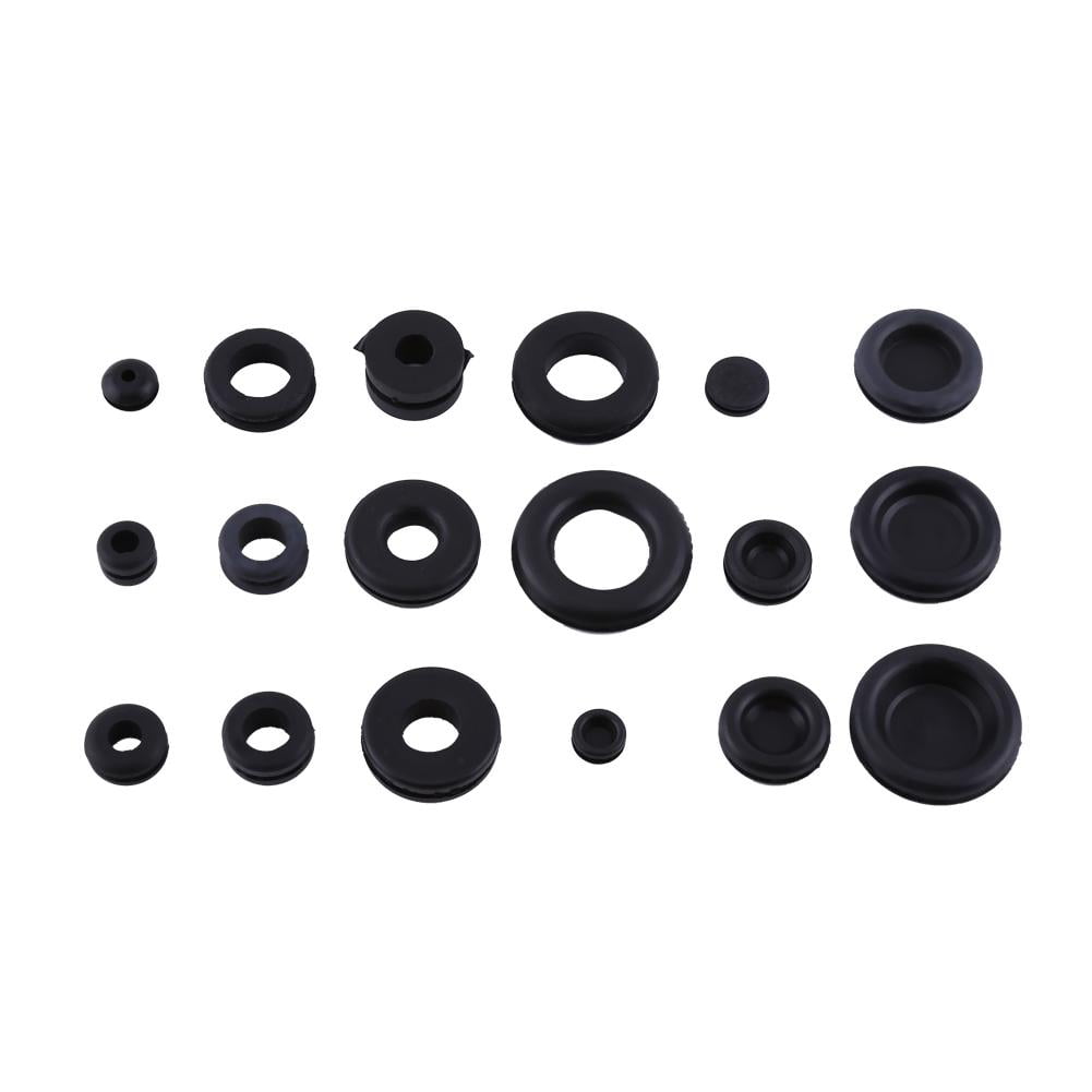 125pcs 18 Sizes Rubber Grommet Firewall Hole Plug Set Electrical Wire Gasket Assortment Kit 125pcs 18 Sizes Rubber Grommet Firewall Hole Plug Set Electrical Wire Gasket Assortment Kit