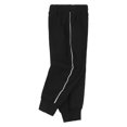 thumbnail image 3 of Kids Tapered Casual Trousers | Boys Girls Elastic Waist Pants | 3-9 Years School Wear | Summer Autumn Comfortable Leggings | Loose Fit Tapered Leg Design(Black,3-4Years), 3 of 5