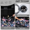 thumbnail image 5 of COEQINE Cargo Liner for SUV, Durable Rear Trunk Liner Heavy Duty Cargo Mat Back Seat Cover Protector Fashion Car Accessories Decor, 29" x 39", Butterfly Floral Moon Pink, 5 of 7