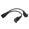thumbnail image 3 of IEC320 C20 To 5 20R 5 20R Power Cable, IEC320 C20 Y Splitter Power Cord Standard Heavy Duty US Plug 125-250V PVC Cover  For Scanner For LED For HDTV, 3 of 8