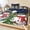 DarkBlue, variant on Twin Sze Fitted Sheet Set - Navy Blue Snowman Christmas 2 Piece Bedding Sets 16" Deep Pocket Fitted Sheet with 1 Pillowcase, Xmas Tree Snowflake Winter Birds Brushed Microfiber Hotel Bed Sheets