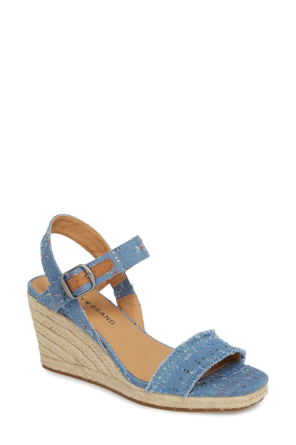 lucky brand women's marceline espadrille wedge sandal