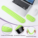 thumbnail image 3 of Protector de muñeca de espuma viscoelástica, almohadilla de ratón ergonómica de gel suave, protector de muñeca para teclado, juego de protector de muñeca para ratón, color verde, 3 of 6