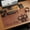 BROWN, variant on Custom Daddy Picture Leather Desk Mat, Personalized Family Office Gift