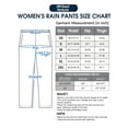 thumbnail image 4 of Off Road Ventures Woman Waterproof Rain Pants Lightweight Packable Wind Pants for Golf Hiking Outdoor, 4 of 4