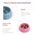 thumbnail image 4 of Pet Slow Feeding Bowl Dog Anti-Choke Non-Slip Anti-Tumble Slow Food Basin Small and Medium Size Pet Supplies, 4 of 6
