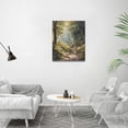 thumbnail image 5 of Zen Wall Art Bathroom Pictures Wall Decor Zen Paintings Canvas Pebble Stone Spa Artwork Grey Blush Modern Home Decorations for Meditation Spiritual Yoga Bedroom Living Room 16"x20", 5 of 7