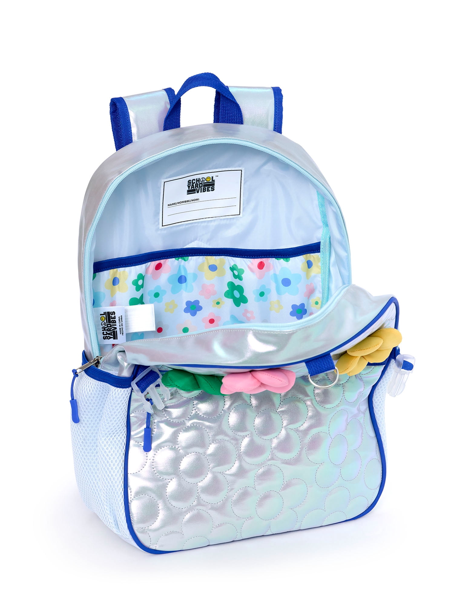 Schoolyard Vibes 17" 3 Piece Backpack Set with Headphones and Kids Lunch Box