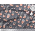 thumbnail image 3 of Soimoi Rayon Fabric Cactus Tree Print Sewing Fabric Yard 56 Inch Wide, 3 of 3