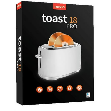 Corel ROXIO Toast 18 Pro Blu-ray and DVD burner for Mac 1 user for MAC (Email Delivery)