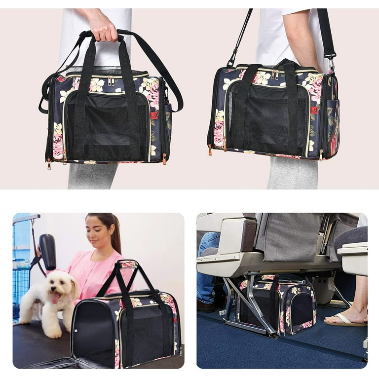 Modern luxe top pet carrier