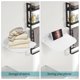 thumbnail image 4 of BESTYASH 1Ud Simple Storage Board Para Hogar Con Plegable Y Estante Para Objetos Y Ropa, 4 of 6
