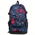 thumbnail image 3 of Stylish Blue Plaid Backpack - Perfect for School, Travel & Everyday Use!, 3 of 5