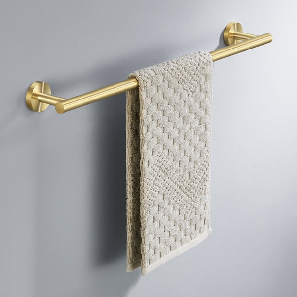 KES Gold Towel Bar for Bathroom 23.6 inch Wall Mount Brushed Brass ...