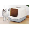 thumbnail image 3 of Lishi Gray Enclosed Cat Litter Box - Stylish and Convenient, 3 of 5