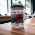 thumbnail image 2 of Fresh Cut RosesVegan Coconut Soy 12 oz/ 355 ml Candle Hand-poured, Eco-friendly, Clean Burning, Floral, 2 of 5