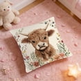 thumbnail image 5 of Throw Pillow Cover 18x18 Inch Cute Patterns Print Soft Breathable Hidden Zipper Decorative for Sofa Living Room by MPOISVA, 5 of 7