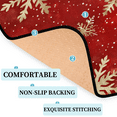 thumbnail image 5 of CURLYOOT Red Christmas Door Mat 24" x 36" Absorbent Front Doormat Entrance Mat Non-Slip Washable Welcome Mats Snowflakes Floor Mats for Entryway Indoor Outdoor, 5 of 8