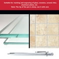 thumbnail image 4 of keepw Glass Ceramic Marker Alloy Marking Pen Portable Tile Lining Engraving Pen for Working Scribing Hand Tools Silver, 4 of 6