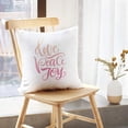 thumbnail image 5 of LALILO Throw Pillow Covers Lettering Calligraphy Love Peace Joy Cushion Cover 18" x 18", 2 Pack, 5 of 6