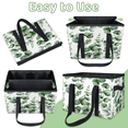 thumbnail image 6 of CURLYOOT Spring Reusable Grocery Bag, Large Foldable Grocery Totes Shopping Bag for Groceries, Eucalyptus Leaves Shopping Bags with Handles for Kitchen Trunk Picnic, 6 of 7