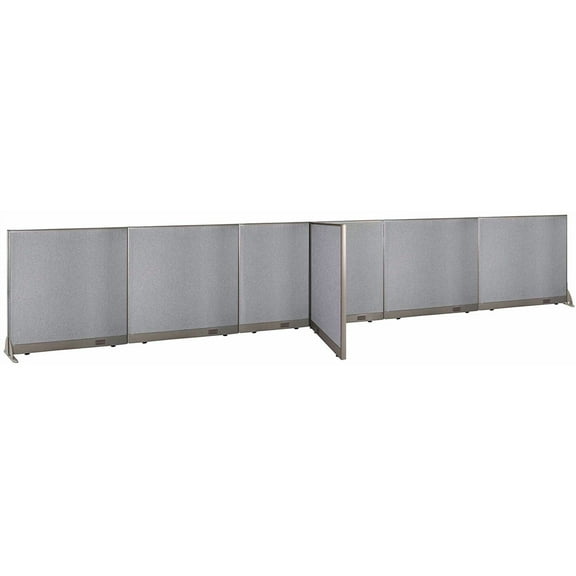 GOF T-shaped Freestanding Partition (36”D x 252”W x 48”H) Office Room Divider, Privacy Screen, Workstation Cubicle