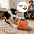 thumbnail image 5 of Large Inflatable Herding Dog Ball Toy with Fabric Handle Cover, Tear Resistant Interactive Training Ball for Medium Large Breed Indoor Outdoor Exercise Supplies, 5 of 8