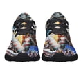 thumbnail image 5 of Bald Eagle American flag Shoes Sneakers for Women Men Black Size 7, 5 of 7