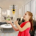 thumbnail image 7 of Flying Ball Toys Infrared Induction Colorful Built-in LED RC Robot Drone Toy Indoor Outdoor Games Toys for Kids Boys Girls 6 7 8 9 10 Year Old Birthday Xmas Gifts (Yellow), 7 of 7