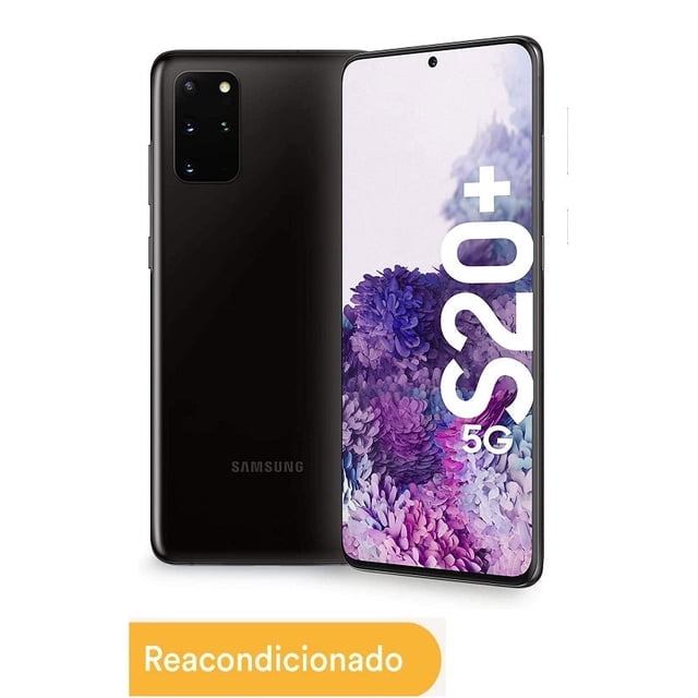 Celular Reacondicionado Samsung Galaxy S20 Plus 5G 128GB/8GB RAM - Color Negro