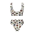 thumbnail image 5 of Daiia Various Turtle Women's Bikini Set Two Piece Swimsuit High Waisted Bikini Adjustable Straps Bikini Perfect for Beach, Pool, and Summer Vacation-Small, 5 of 9