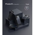 thumbnail image 2 of Ringke Fusion-X Case Compatible with Samsung Galaxy M31s, Transparent Hard Back Shockproof Advanced Bumper Cover - Black, 2 of 9
