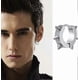 thumbnail image 3 of Men Earrings, Stainless Steel Hoop Stud Earrings Set for Women Girls, 3 Pairs/6 Pairs/10Pairs Small Huge Sliver Gold Black, 3 of 4