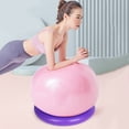 thumbnail image 4 of Bola redonda de PVC para yoga, anillo de base, bolas de Pilates para fitness, círculo de fijación (púrpura) Likrtyny Para estrenar, 4 of 8