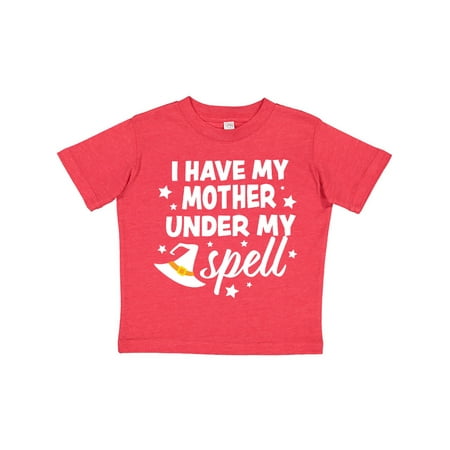 

Inktastic I Have My Mother Under My Spell with Cute Witch Hat Gift Toddler Boy or Toddler Girl T-Shirt
