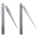 thumbnail image 2 of 2 Pcs Taper Gauge Wedge Plug Stainless Steel 1-15mm 1-15cm Metric/inch Tool, 2 of 5
