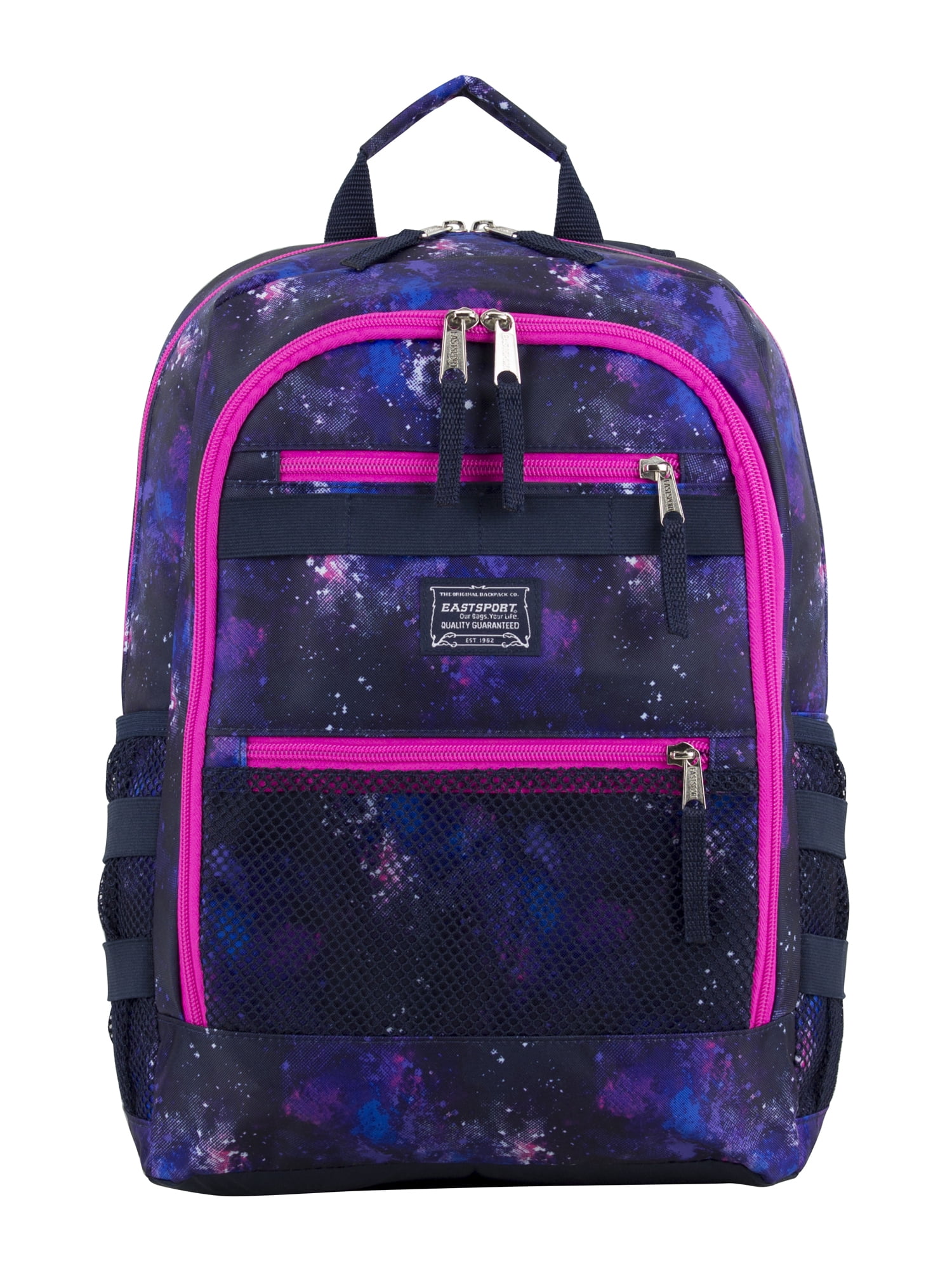 Eastsport Unisex 3-Piece Combo Backpack with Lunch Box and Pouch, Galaxy